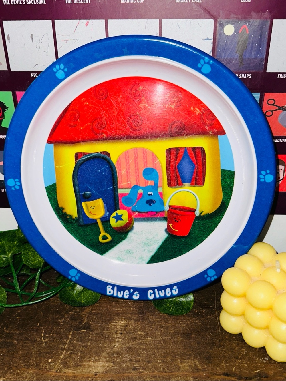 Vintage Blue’s Clues 90’s Nostalgic Kid’s Plate